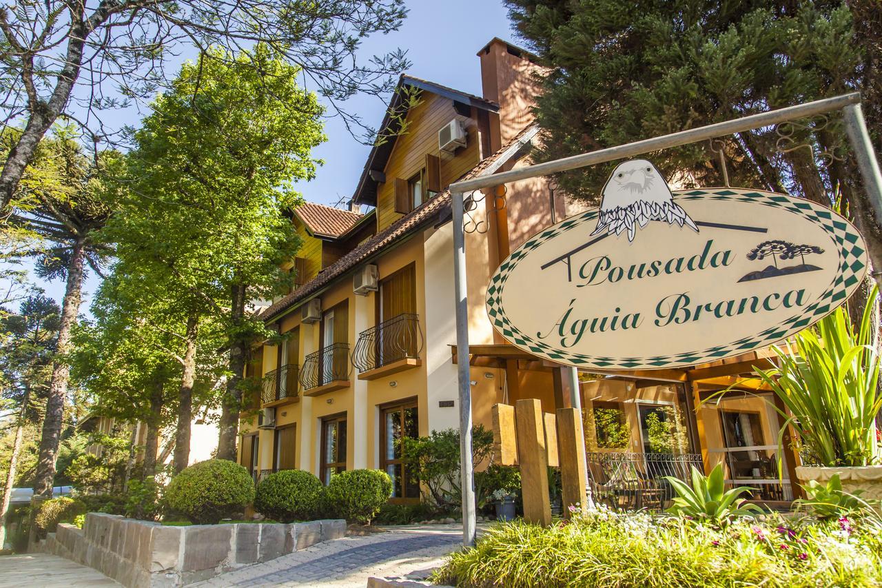 Pousada Aguia Branca Gramado Exterior foto